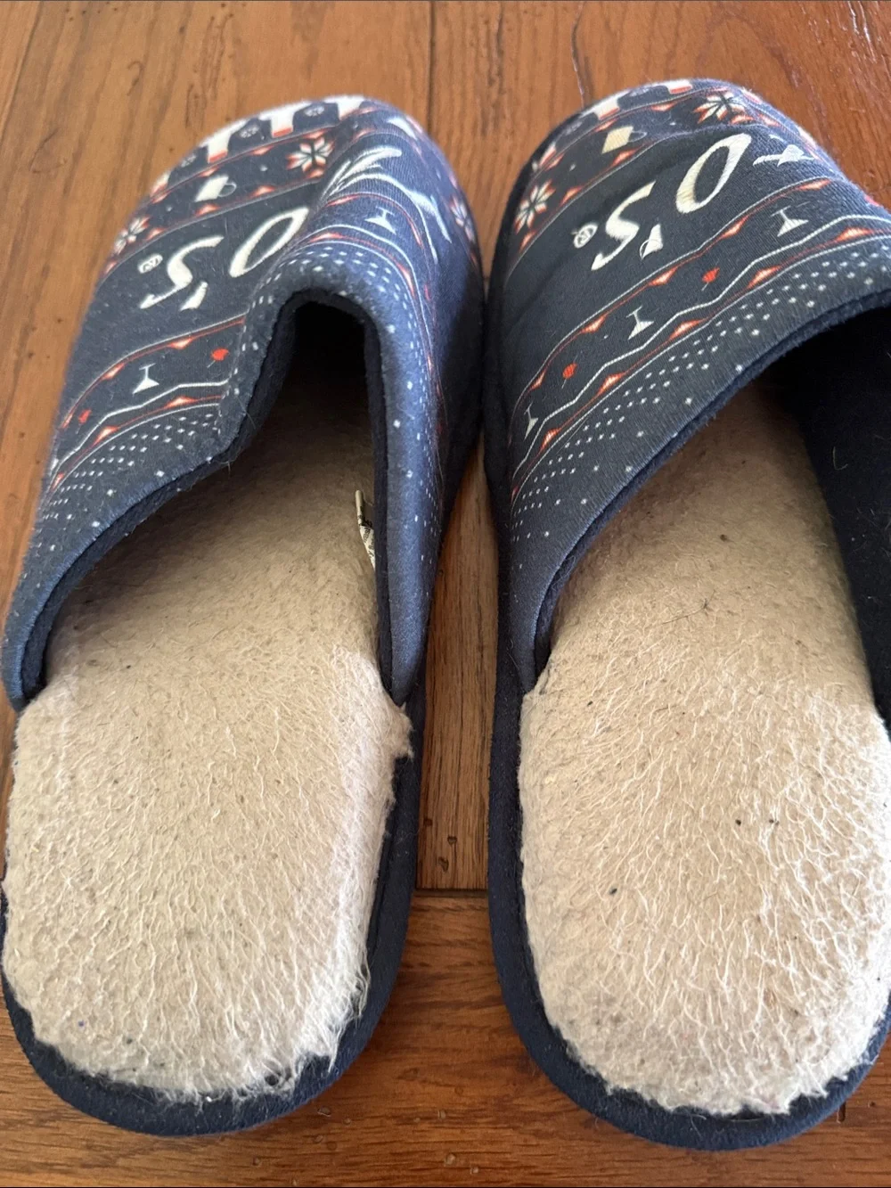Tito's Navy Blue Slip-On Men's Slippers